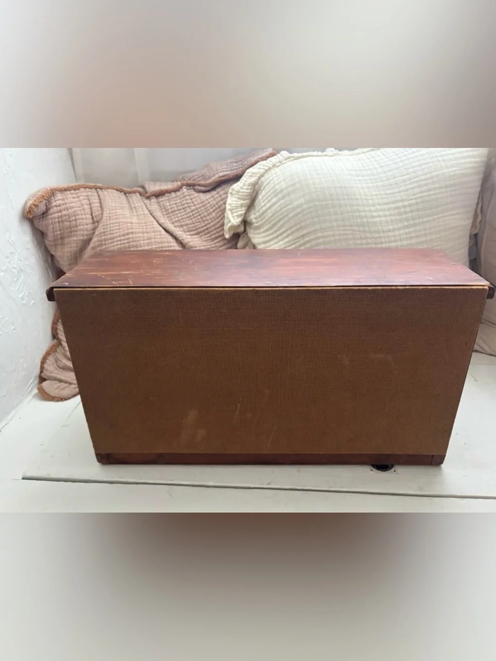Vintage Wood Bread Box